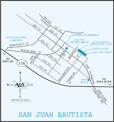 ** Map of San Juan Bautista **